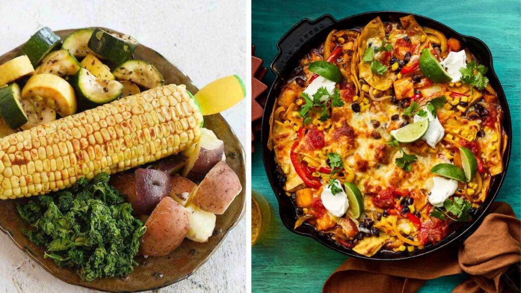 Garden Fresh Ingredients for One-Pot Vegetarian Dinners
