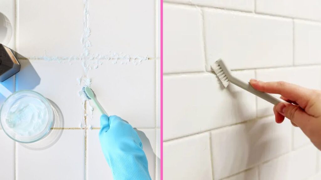 I Used an Old Toothbrush to Clean Grout and It Looked Newly Tiled